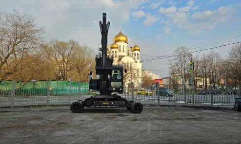 Мини-экскаватор колесно-гусеничный HZM X120